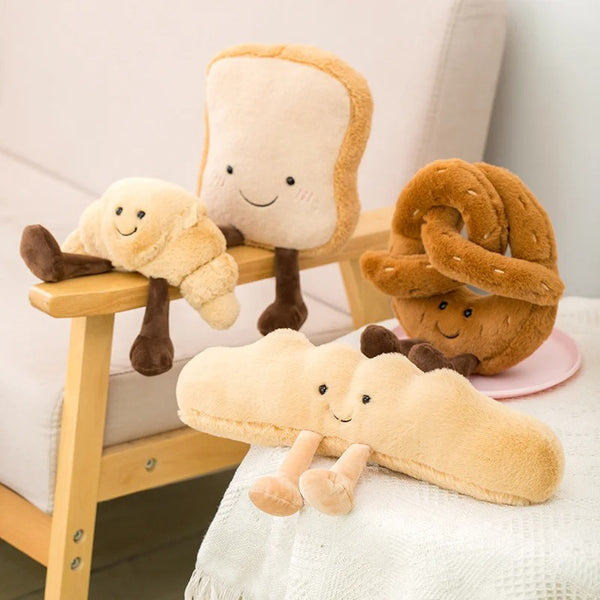 Peluche <br> Croissant, Baguette, Toast