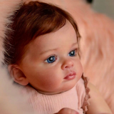 Reborn Baby Alma - 60 cm - Con Pelo - Niña - Ojos Abiertos - Piel Blanca