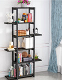 Floor mounted flower shelf living room display rack storage rack simple wooden shelf space saving